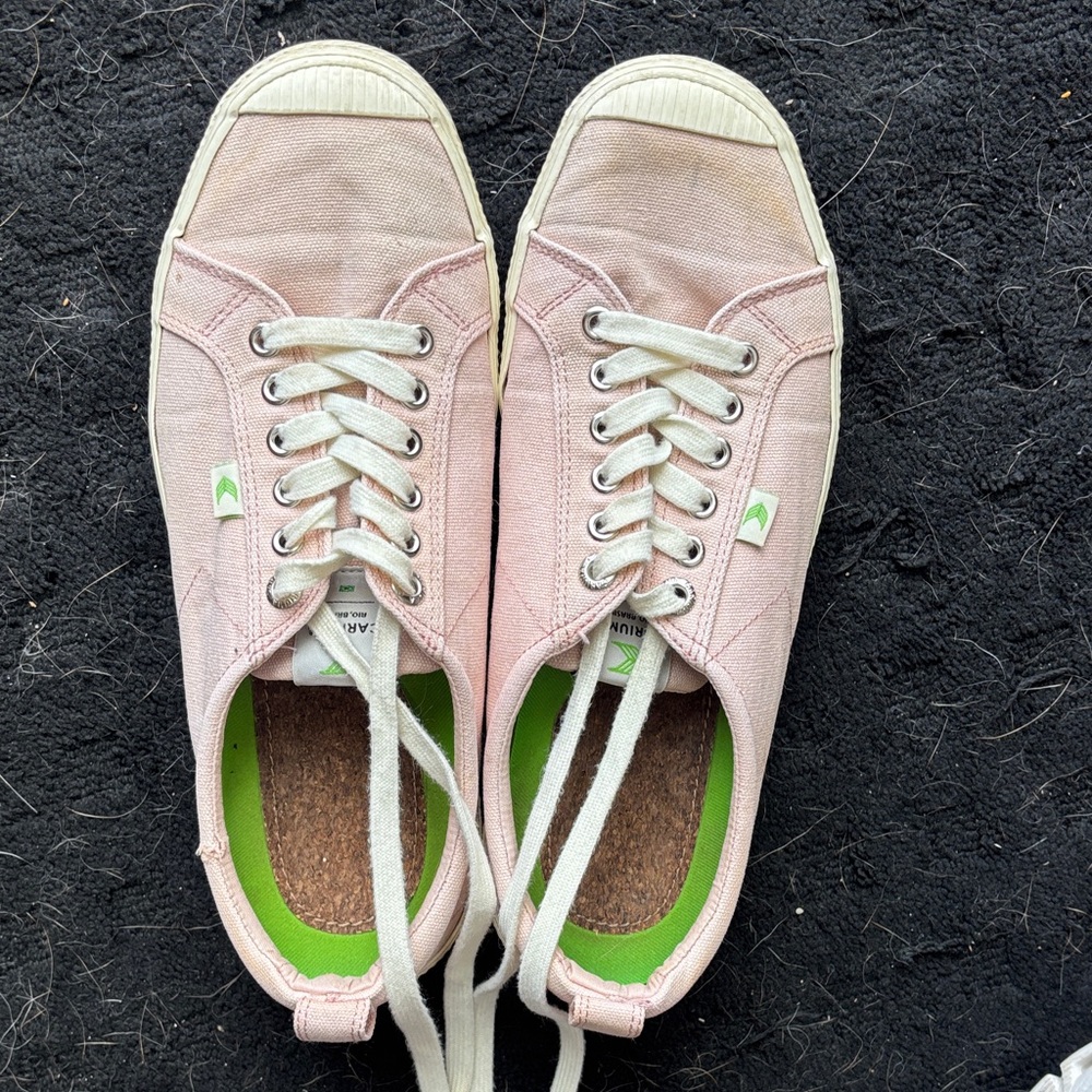 Cariuma Pink Canvas Sneakers
